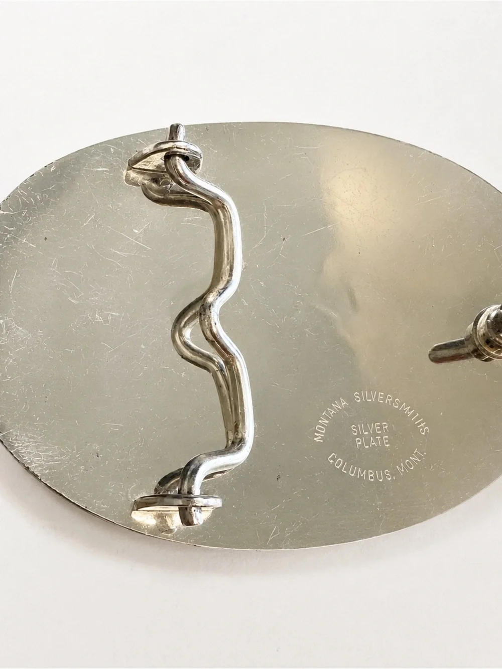 Vintage Montana Silversmiths Western Belt Buckle — Circa 1980s–1990s